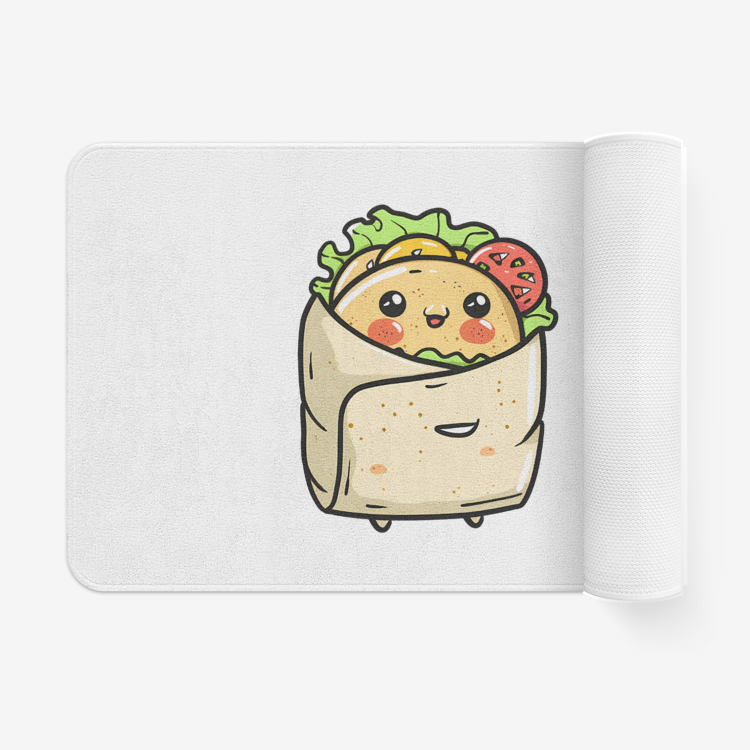 Cute Burrito - Funny Non-Slip Rug for Kitchen & Bathroom