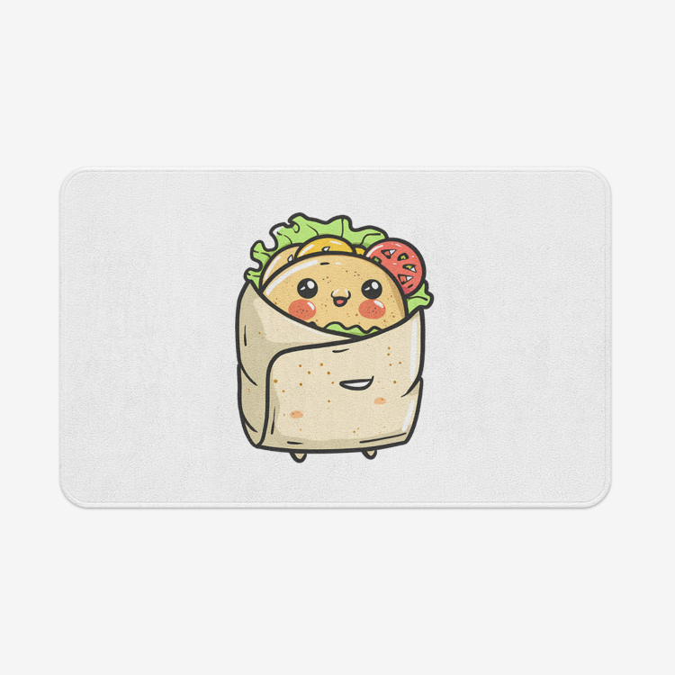 Cute Burrito - Funny Non-Slip Rug for Kitchen & Bathroom