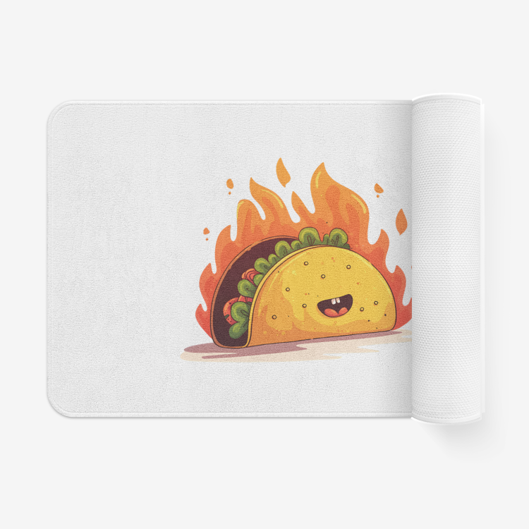 Spicy Taco - Funny Non-Slip Rug for Kitchen & Bathroom"