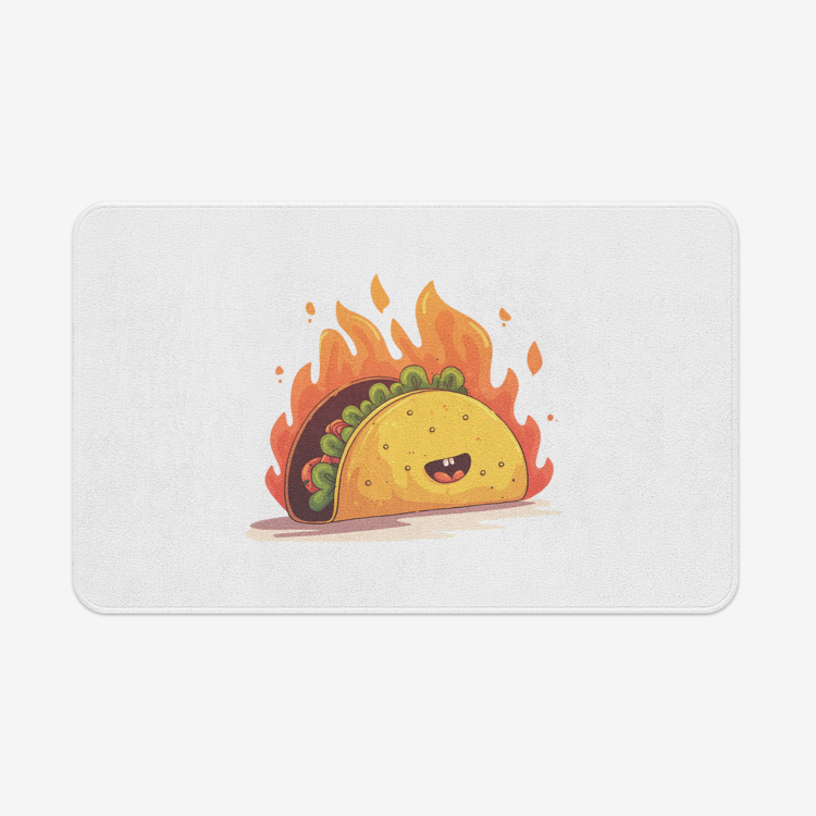 Spicy Taco - Funny Non-Slip Rug for Kitchen & Bathroom"