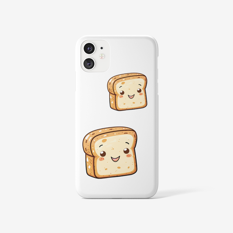 Smiling Bread Slice iPhone Case – Lunarferns Design