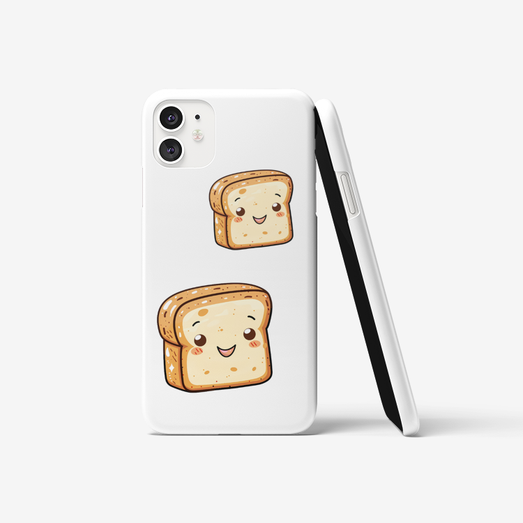 Smiling Bread Slice iPhone Case – Lunarferns Design
